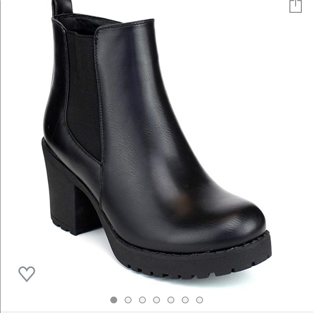 Black ankle booties
